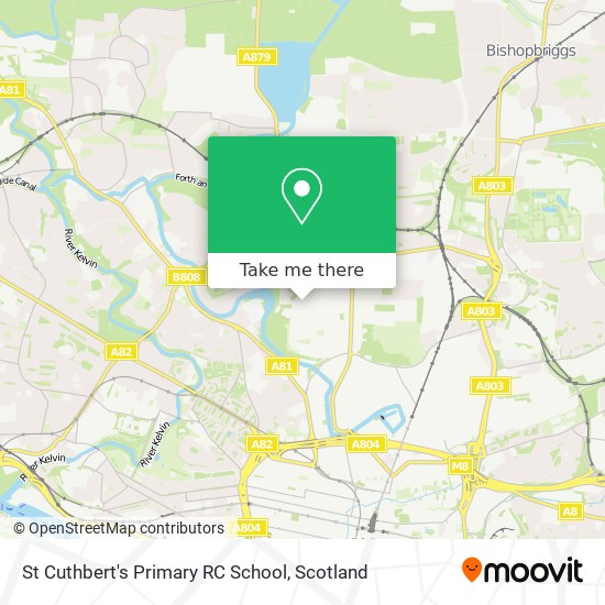 St Cuthbert's Primary RC School map