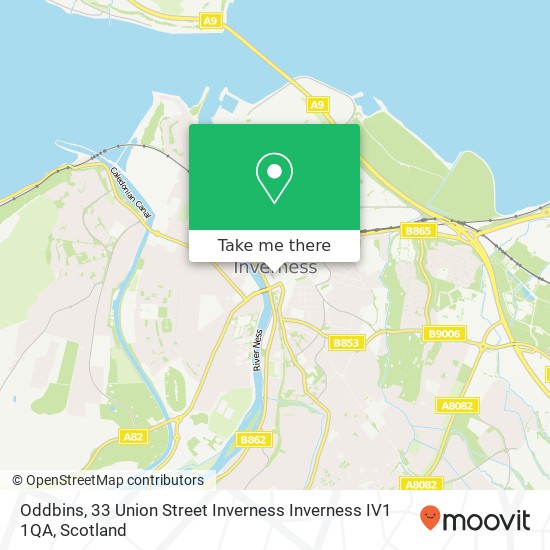 Oddbins, 33 Union Street Inverness Inverness IV1 1QA map