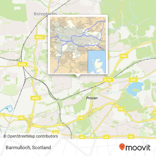 Barmulloch map