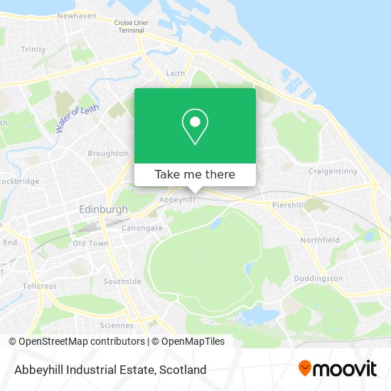 Abbeyhill Industrial Estate map