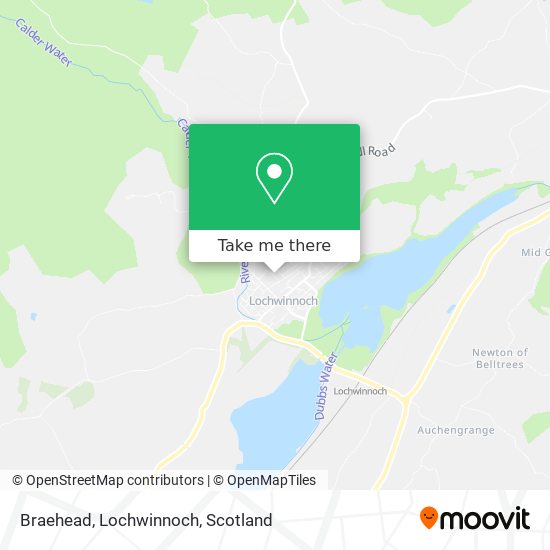 Braehead, Lochwinnoch map
