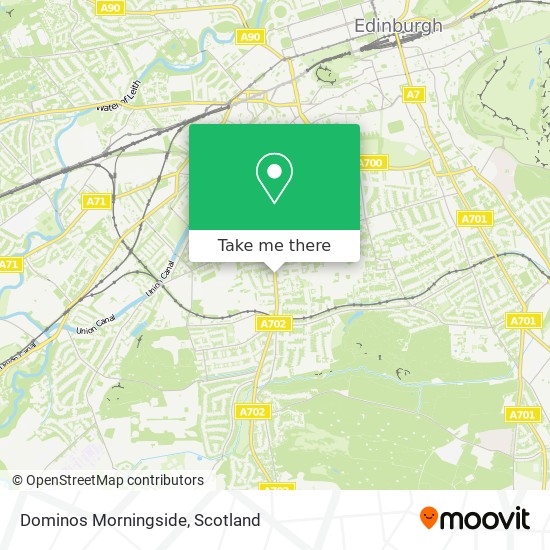 Dominos Morningside map