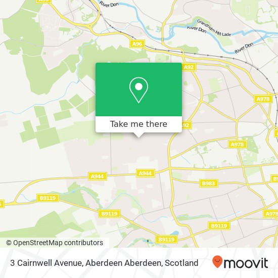 3 Cairnwell Avenue, Aberdeen Aberdeen map