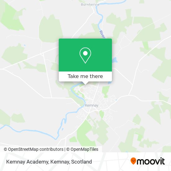 Kemnay Academy, Kemnay map