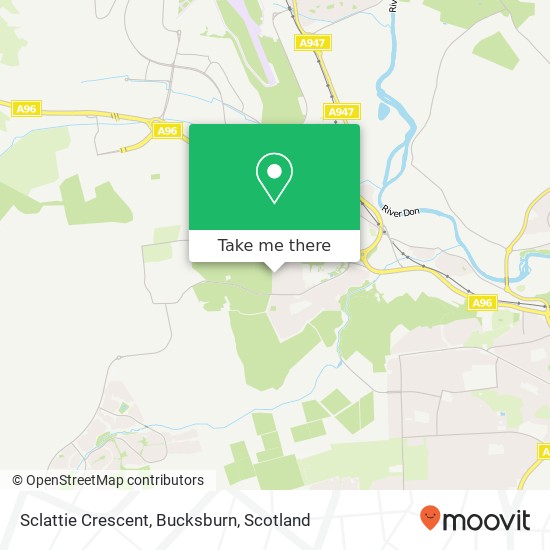 Sclattie Crescent, Bucksburn map