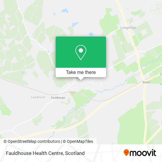 Fauldhouse Health Centre map