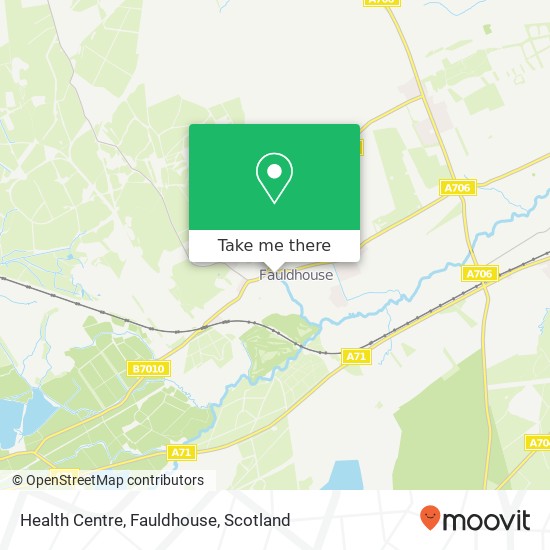 Health Centre, Fauldhouse map