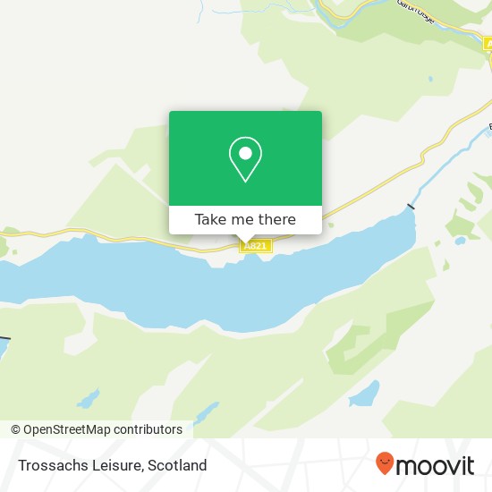 Trossachs Leisure, A821 Brig O'Turk Callander FK17 8 map