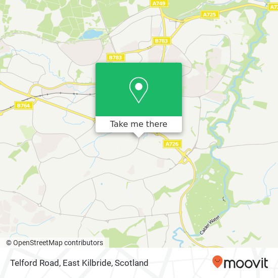 Telford Road, East Kilbride map