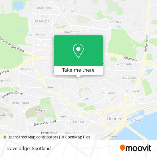 Travelodge map