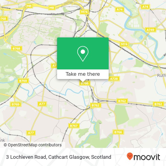 3 Lochleven Road, Cathcart Glasgow map