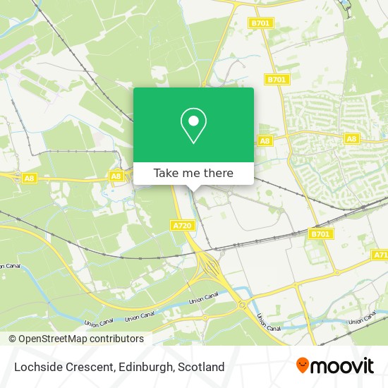 Lochside Crescent, Edinburgh map