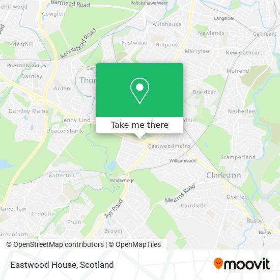 Eastwood House map