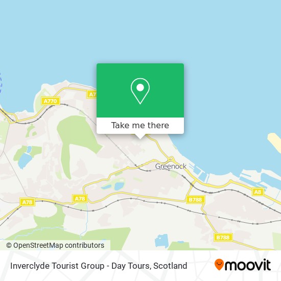 Inverclyde Tourist Group - Day Tours map