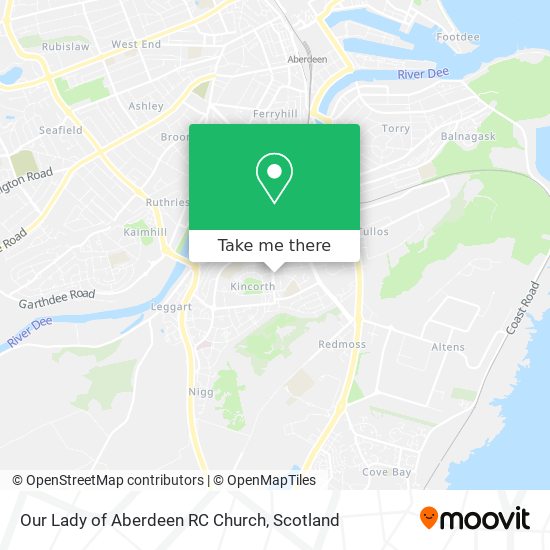 Our Lady of Aberdeen RC Church map