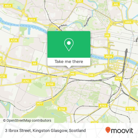 3 Ibrox Street, Kingston Glasgow map