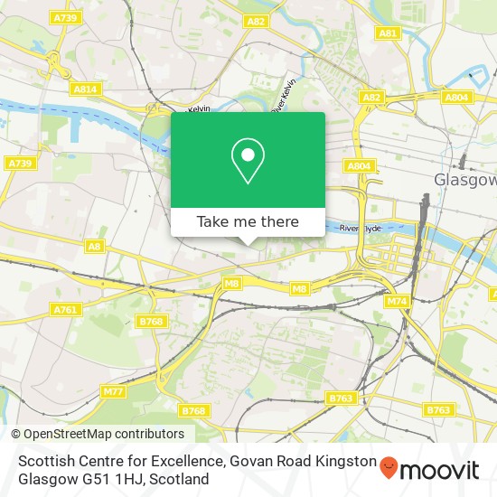 Scottish Centre for Excellence, Govan Road Kingston Glasgow G51 1HJ map