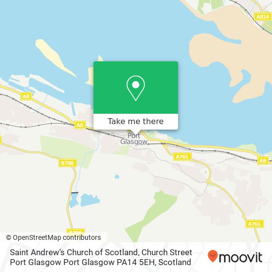 Saint Andrew's Church of Scotland, Church Street Port Glasgow Port Glasgow PA14 5EH map