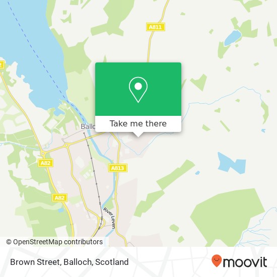 Brown Street, Balloch map