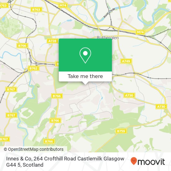 Innes & Co, 264 Crofthill Road Castlemilk Glasgow G44 5 map