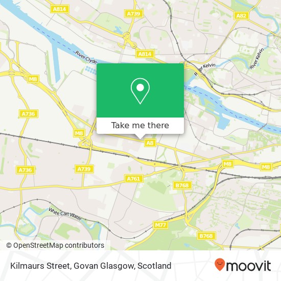 Kilmaurs Street, Govan Glasgow map