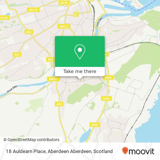 18 Auldearn Place, Aberdeen Aberdeen map