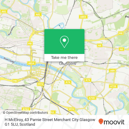 H McElroy, 43 Parnie Street Merchant City Glasgow G1 5LU map