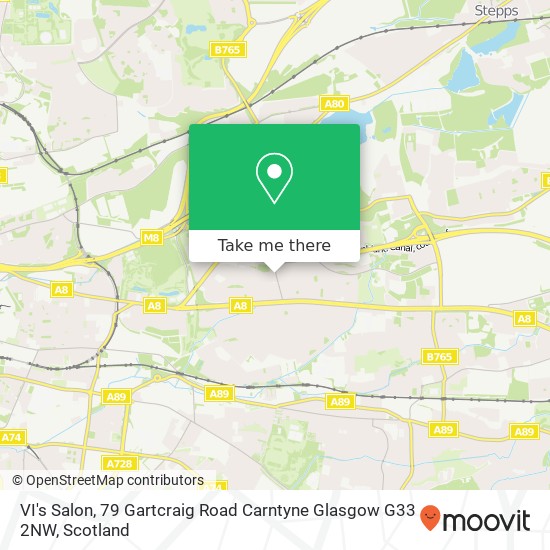 VI's Salon, 79 Gartcraig Road Carntyne Glasgow G33 2NW map