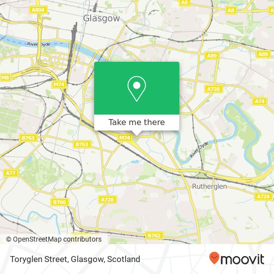 Toryglen Street, Glasgow map