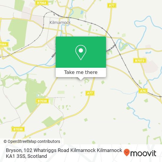 Bryson, 102 Whatriggs Road Kilmarnock Kilmarnock KA1 3SS map