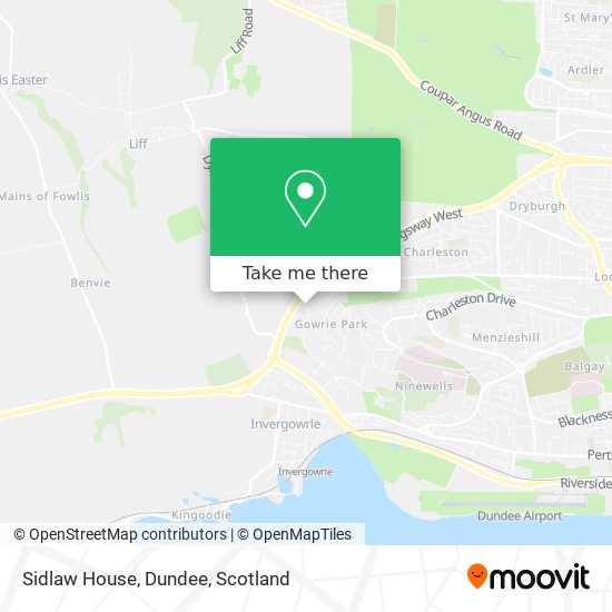 Sidlaw House, Dundee map