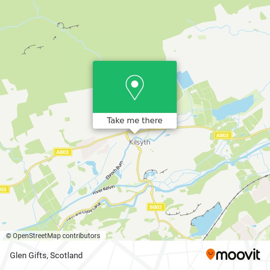 Glen Gifts map