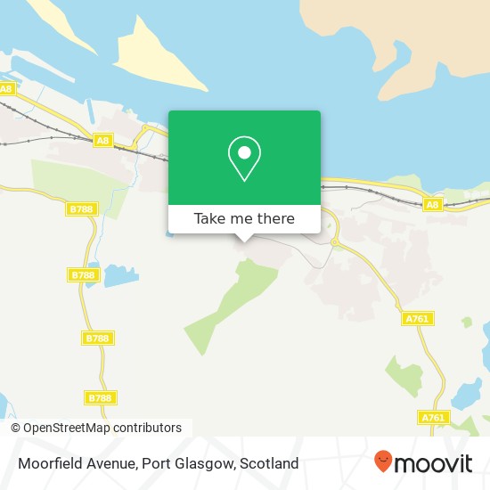 Moorfield Avenue, Port Glasgow map