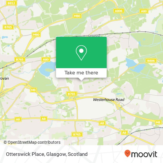 Otterswick Place, Glasgow map