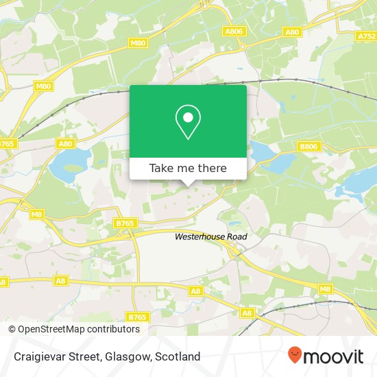 Craigievar Street, Glasgow map