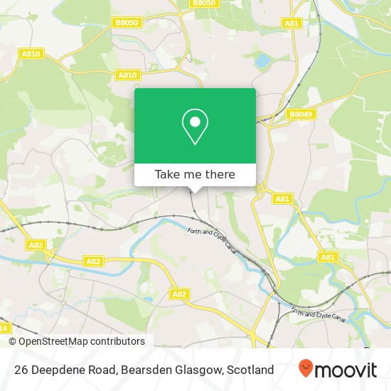 26 Deepdene Road, Bearsden Glasgow map