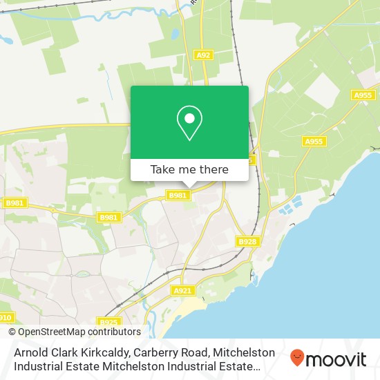 Arnold Clark Kirkcaldy, Carberry Road, Mitchelston Industrial Estate Mitchelston Industrial Estate Kirkcaldy KY1 3 map