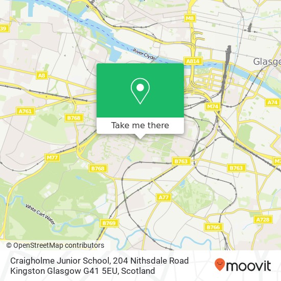 Craigholme Junior School, 204 Nithsdale Road Kingston Glasgow G41 5EU map