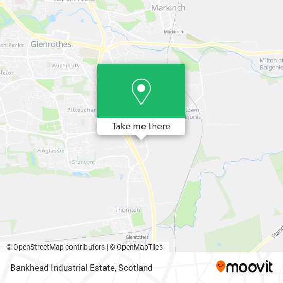 Bankhead Industrial Estate map