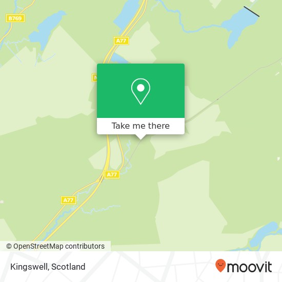 How to get to Kingswell in East Ayrshire by Bus?