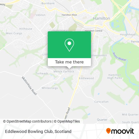 Eddlewood Bowling Club map