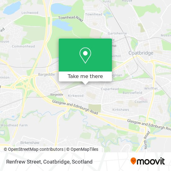 Renfrew Street, Coatbridge map