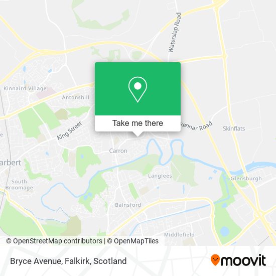 Bryce Avenue, Falkirk map