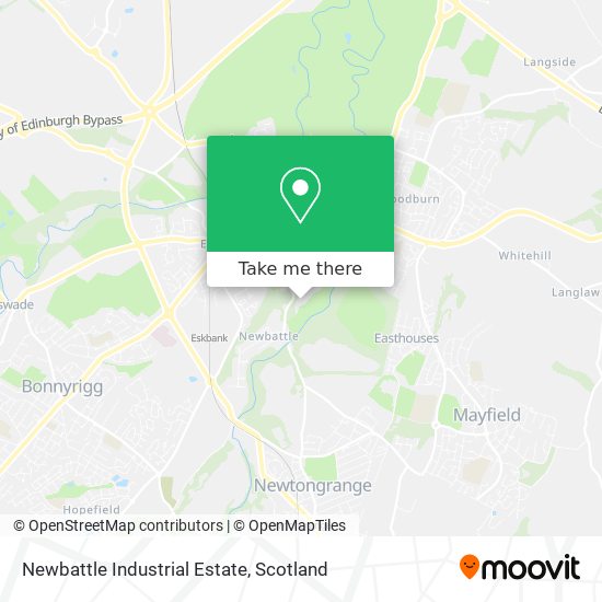 Newbattle Industrial Estate map