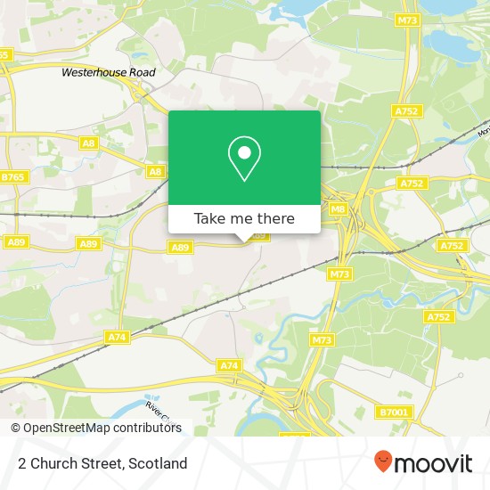 2 Church Street, Baillieston Glasgow map