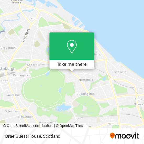 Brae Guest House map