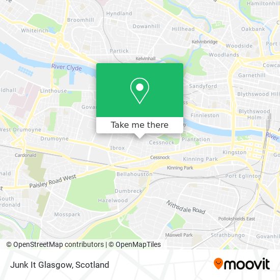 Junk It Glasgow map