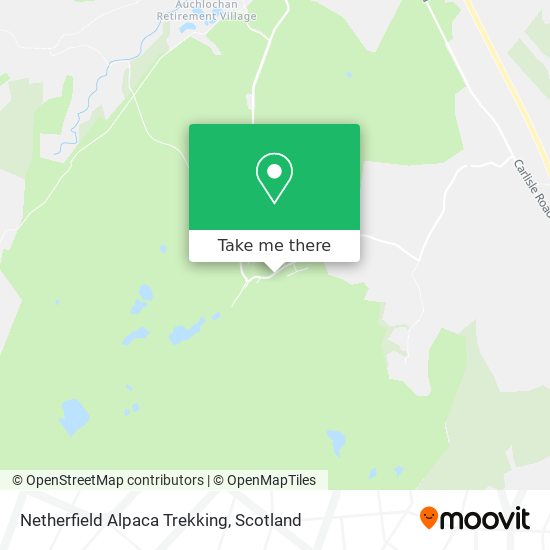 Netherfield Alpaca Trekking map