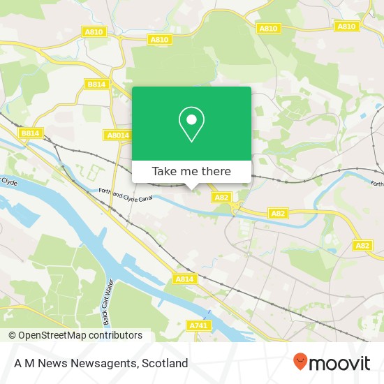 A M News Newsagents map