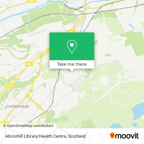 Abronhill Library / Health Centre map